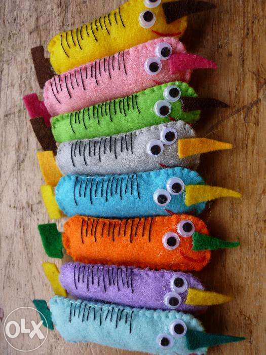 Seringas/pregadeiras para as batas