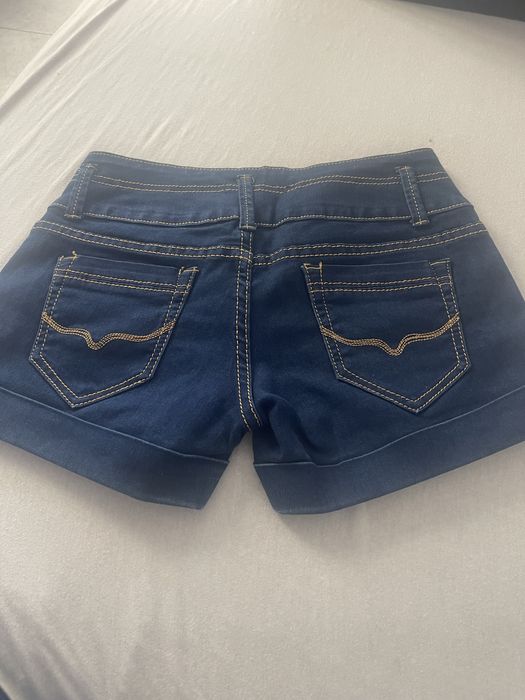 Calcao de ganga escura