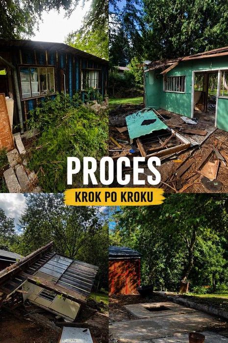 Demontaż domków działkowych, altan i szop | Wywóz odpadów | Tanie ceny | Warszawa i okolice