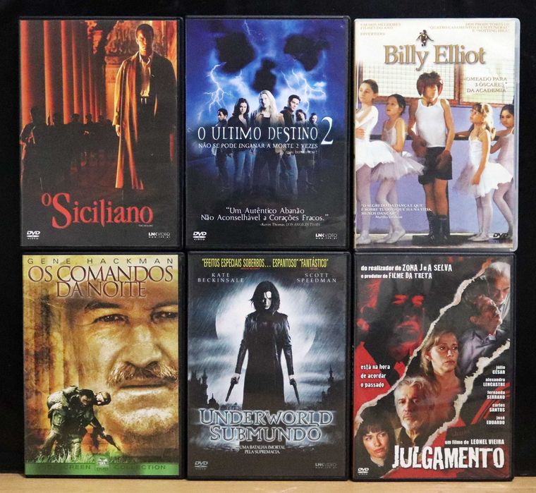 Lote 24 filmes em DVD [individual ou em lote]