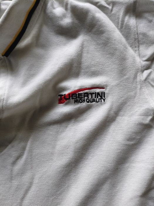 Białe polo Tubertini