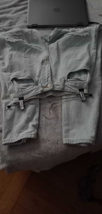 SHEIN oryginalne jasne bawełniane jeansy musthave 2022 XS