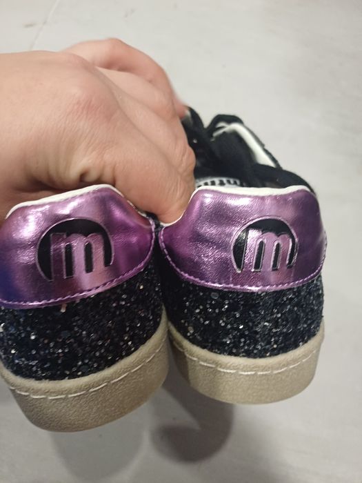 Buty sportowe sneakers błyszczące nowe 38 mtng