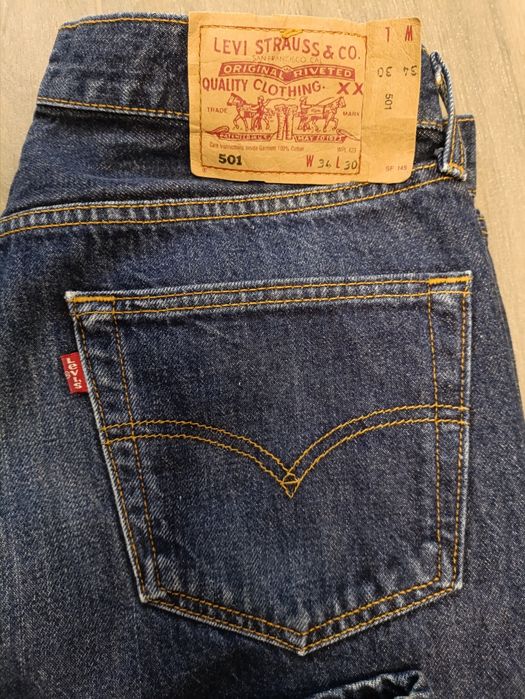 Джинсы Levi's 501 (34/30). винтаж