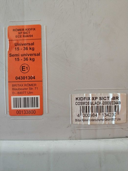 Cadeira auto Römer Kidfix XP (18-36kg)