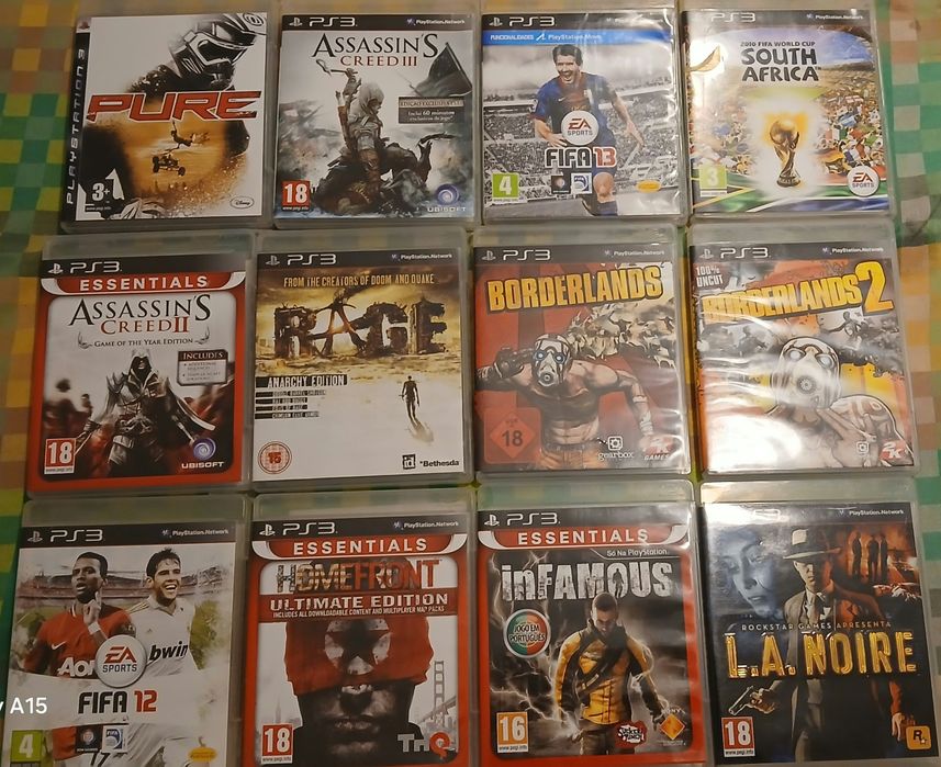 20 Jogos Playstation 3 (Diferentes Preços) Ler Descrição