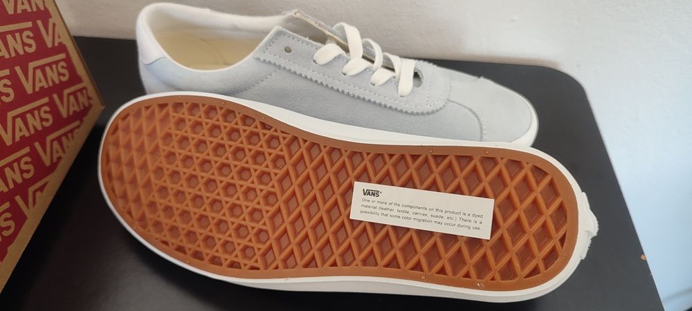 Vans sapatilhas azul bebé novas