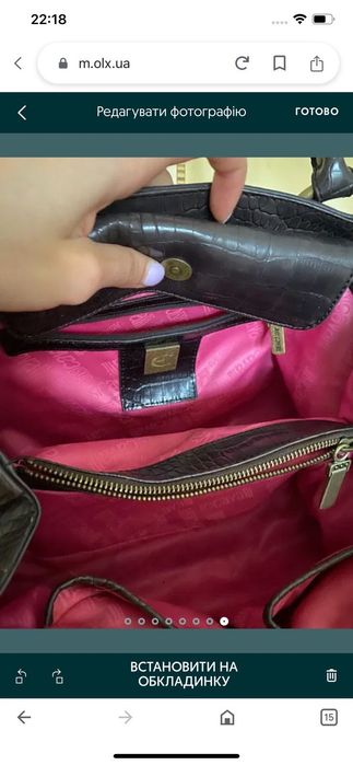 Роскошная сумка Roberto Cavalli лимитка в коллекцию с ручной вышивкой