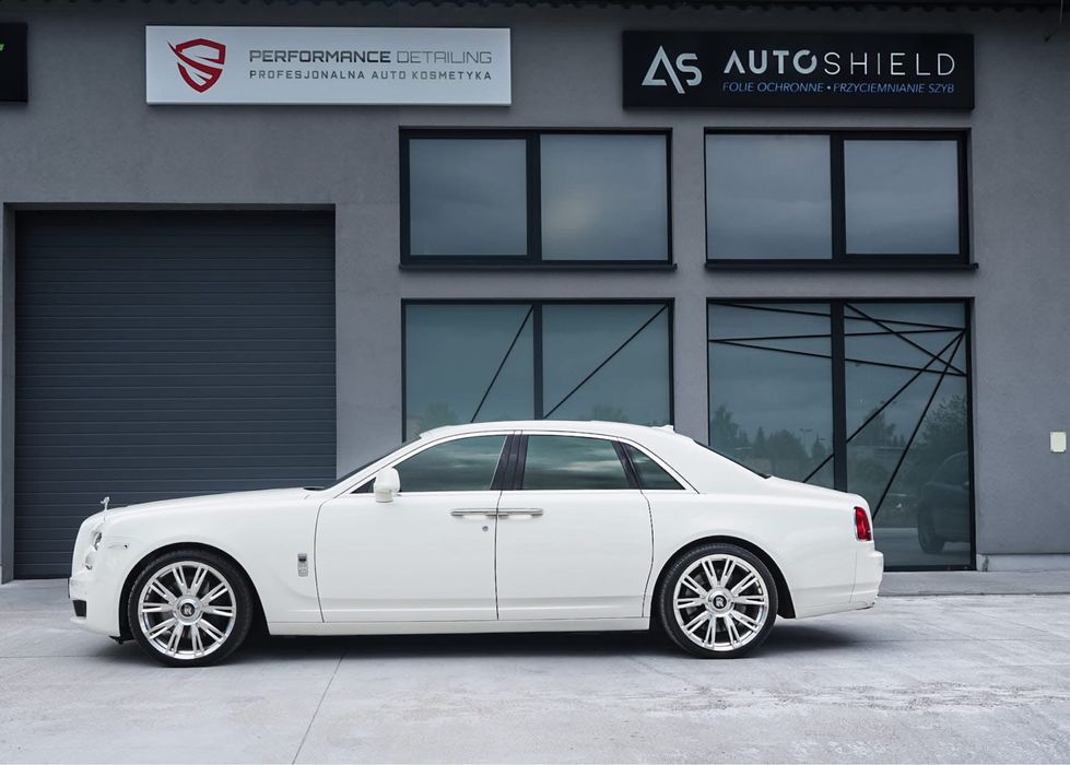 Auta do ślubu na wesele Rolls Royce Ghost Bialystok wolne terminy