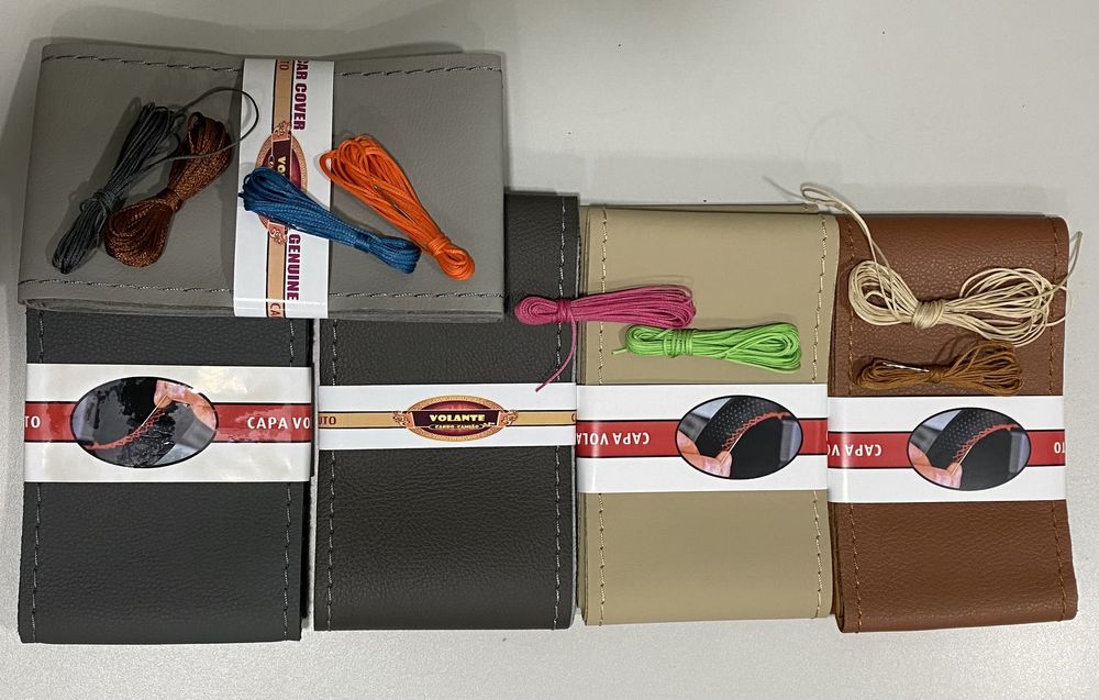 Kit Forrar Volante pele genuína