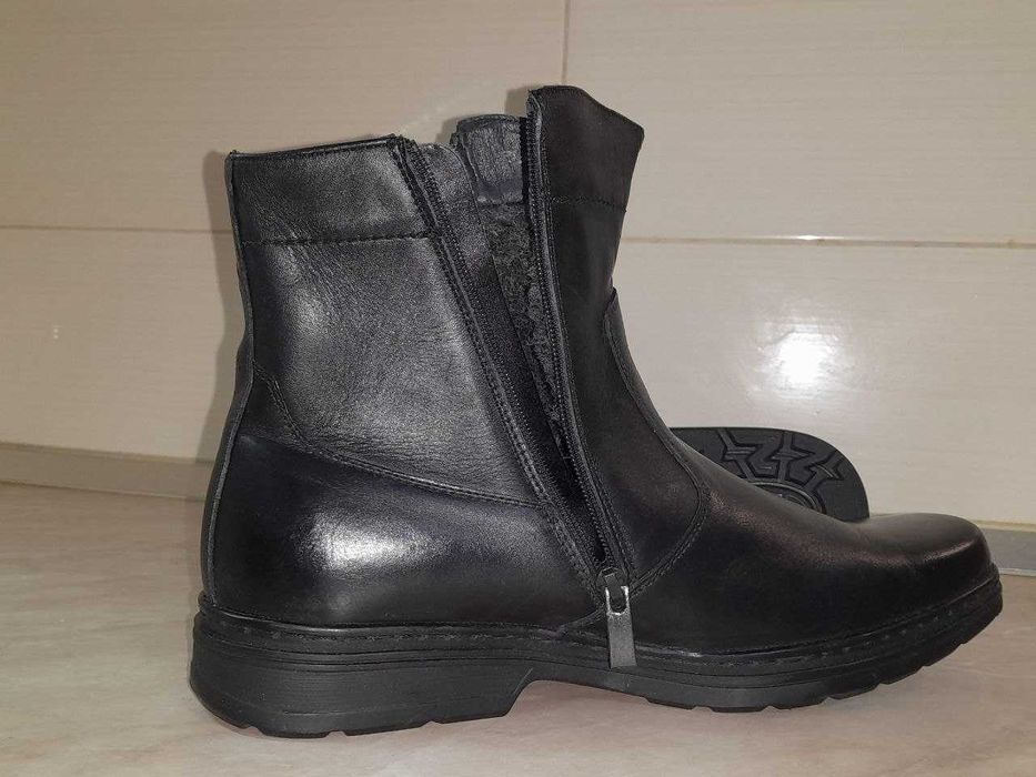 Шкіряні чоловічі зимові чоботи 43 розмір