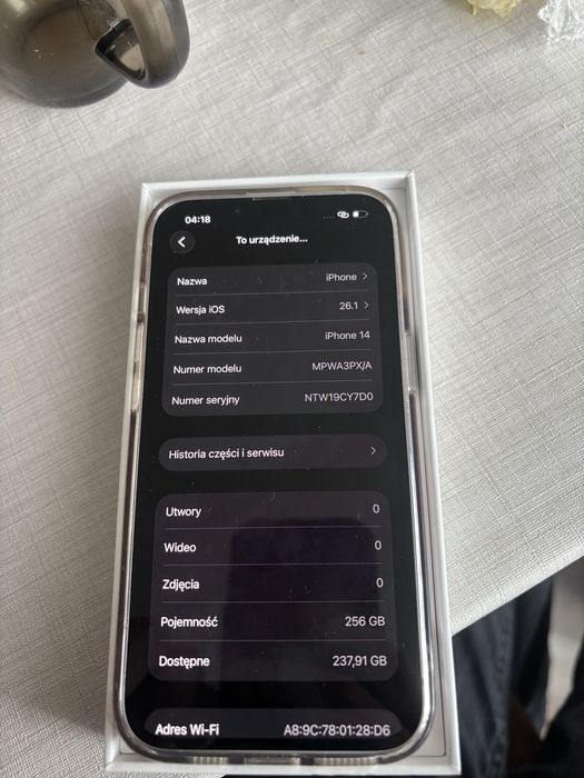 Iphone 14 kondycja 100%
