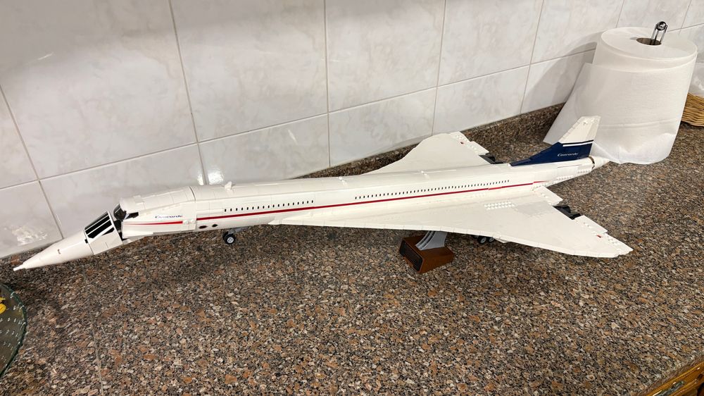 Lego concorde montado