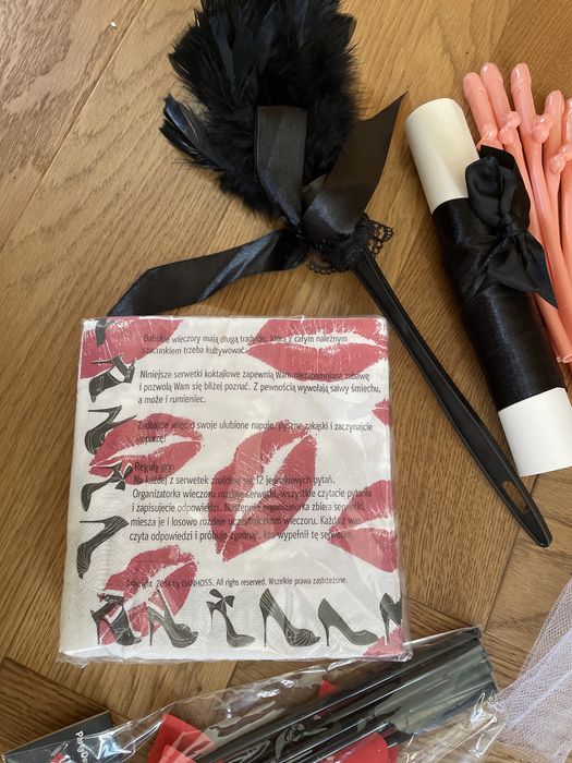 Zestaw na wieczór panieński , potem ślub, wesele Tychy