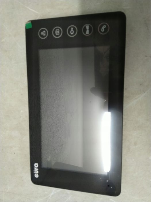 Wideodomofon Przewodowy Z Kamerą Eura Vdp 76A3 Czarny