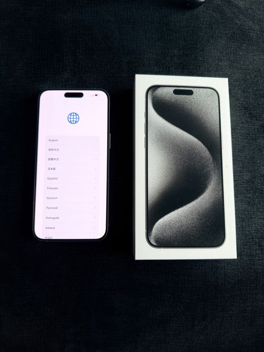 Iphone 15 pro max 256 GB white titanium