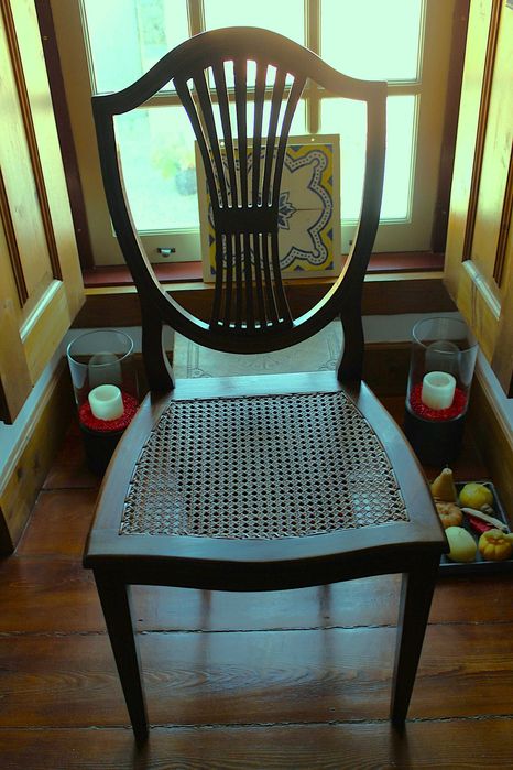 Cadeiras com assento em palhinha