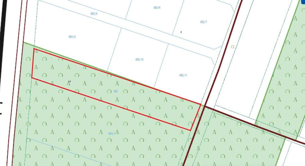 Działka budowlana w Krynce 0,2035 ha