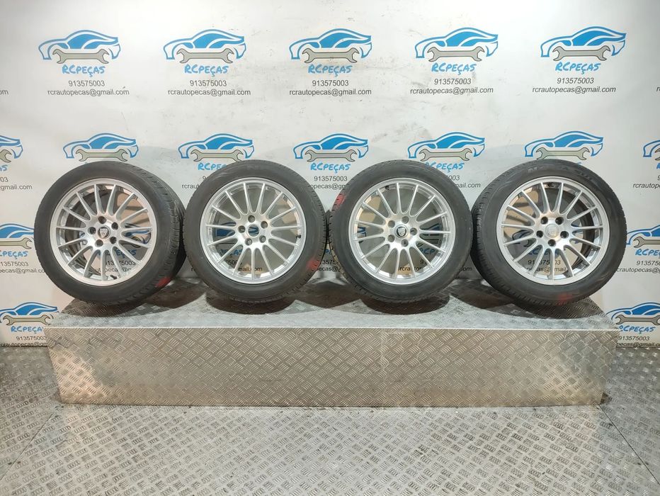 - Conjunto Jantes 17 Originais Jaguar S-type Mk2 X200 7,5J ET60 5x108