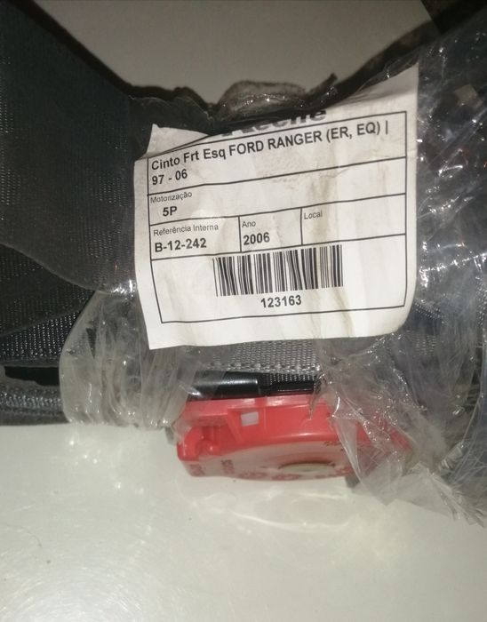 Ford ranger Cinto segurança frente esquerdo