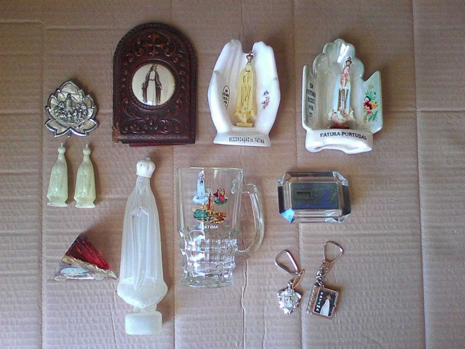 lote conjunto recordações M. Senhora de Fátima