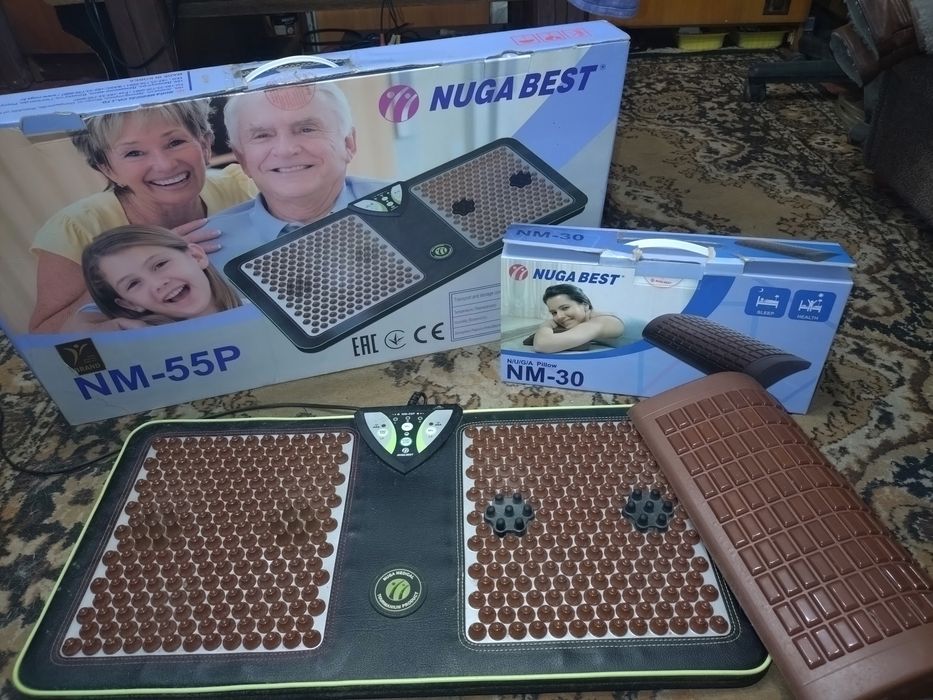 Массажёр nuga best nm55p+подушка nuga best nm300
