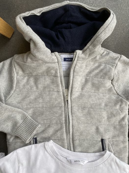 Bluza + 2 tshirty + spodnie r. 110 cm Okaidi, Zara, Benetton, Mango