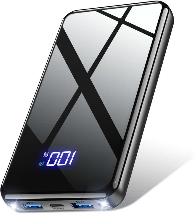 YILANS JM1 Pro Powerbank 20000mAh USB-C 2x USB 22,5W latarka QC 4.0