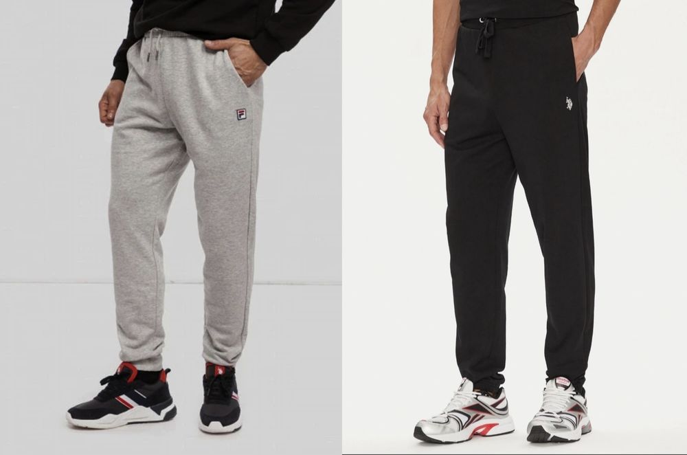 XL, L, FILA, US POLO Assn, оригінал, зимові спортивні штани.