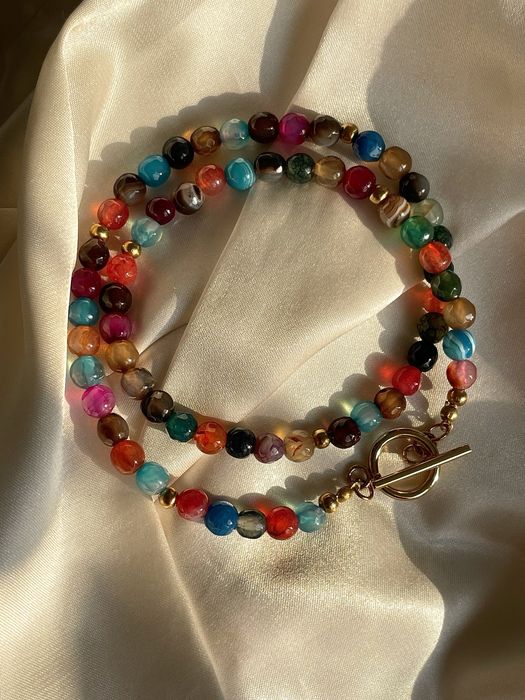 Naszyjnik handmade z kamieni naturalnych