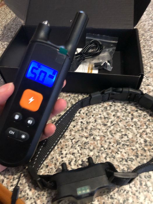 Coleira de treino para cães