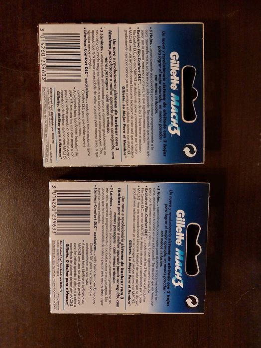 2 Recargas Gillette Mach 3 (Emb. 4 unidades)