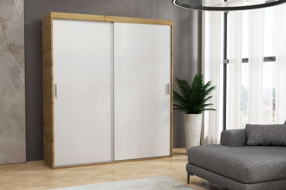 Szafa przesuwna na wymiar Mat 1 szer. 200 cm