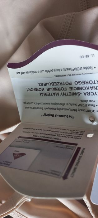 Body beżowe Lycra firma Cybele Grosse 85 Nowe