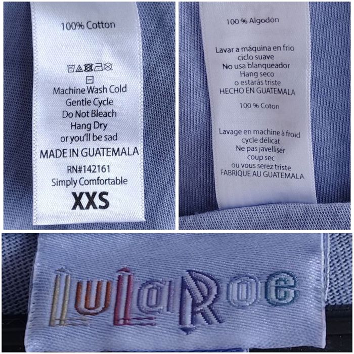 Футболка туніка дівчача LuLaRoe лілова розмір S-L