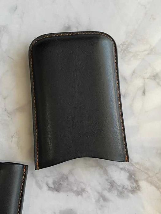 Porta-Charutos Dunhill em Pele Preta