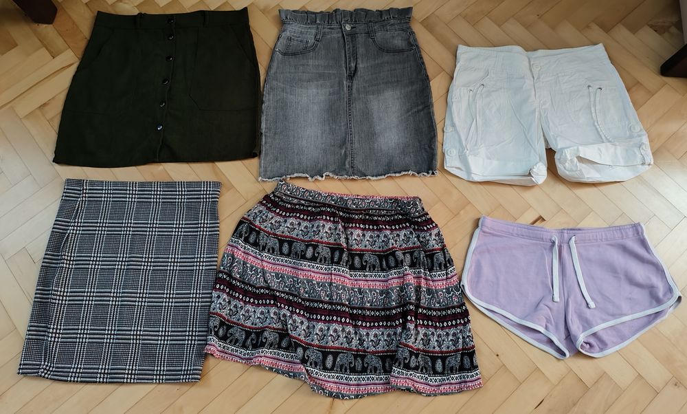 Zestaw M spódnica spodenki paka ubrań