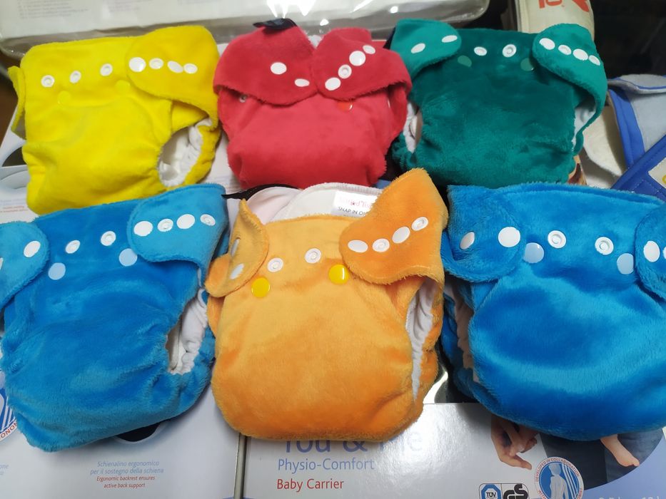 6 Bittixd'lish Reusable Diapers - BRAND NEW