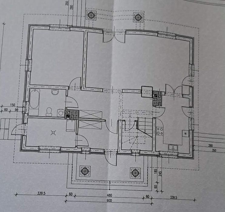 Dom 170 m² na działce 20a, stan surowy zamknięty, bez pośredników - Więcej