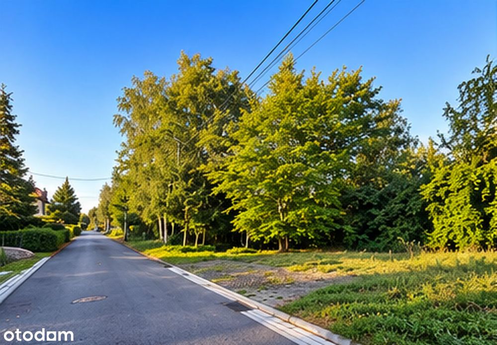 Działka budowlana 1005 m² | Łazy | MPZP | media | asfalt