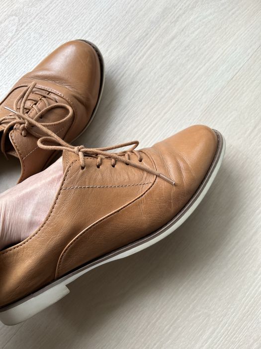 Aldo skórzne buty oksfordki skóra naturalna