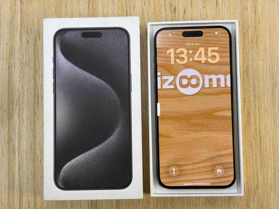 /13725/iPhone 15 Pro Max 512GB Black Titanium Обмін Гарантія
