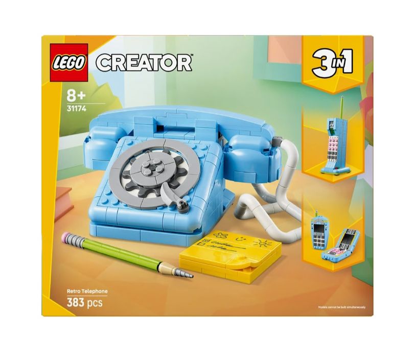 LEGO 31174 Creator 3w1 Telefon w stylu retro