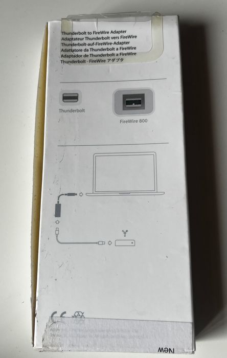 Adaptador Apple Thunderbolt para FireWire 800 + Cabo Thunderbolt (Originais)