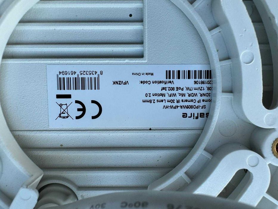 Safire SF-IPD809WA-4PW-HV Camara IP 4 Megapixel 1/3"