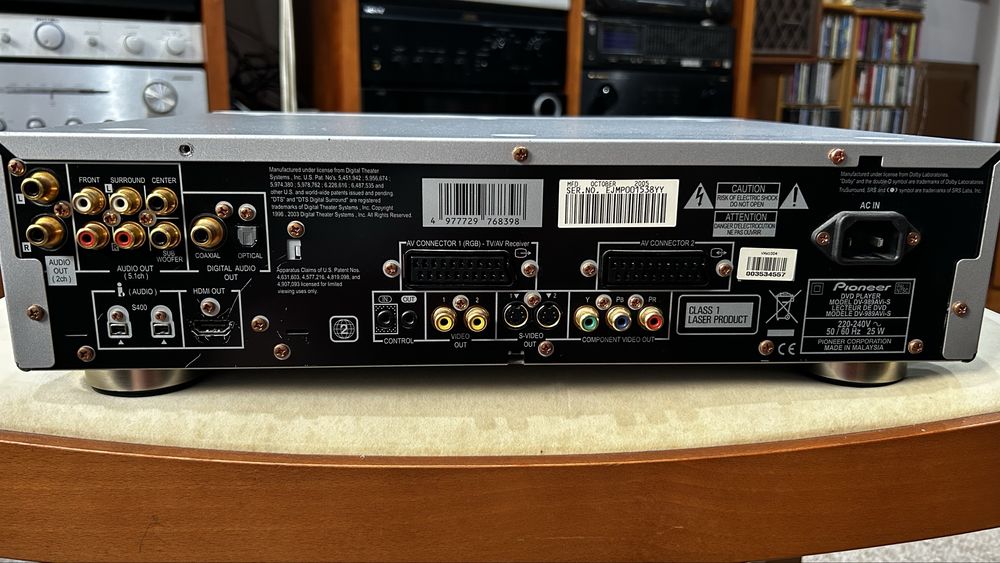 Leitor de DVD Pioneer DV-989AVi