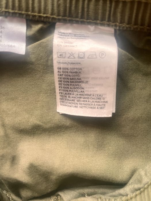 H&M spodnie cargo