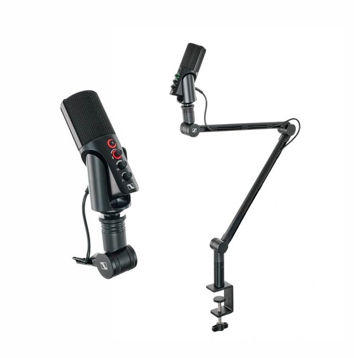 2x Mikrofon Sennheiser Profile USB Streaming Set + Ramię biurkowe | Zestaw
