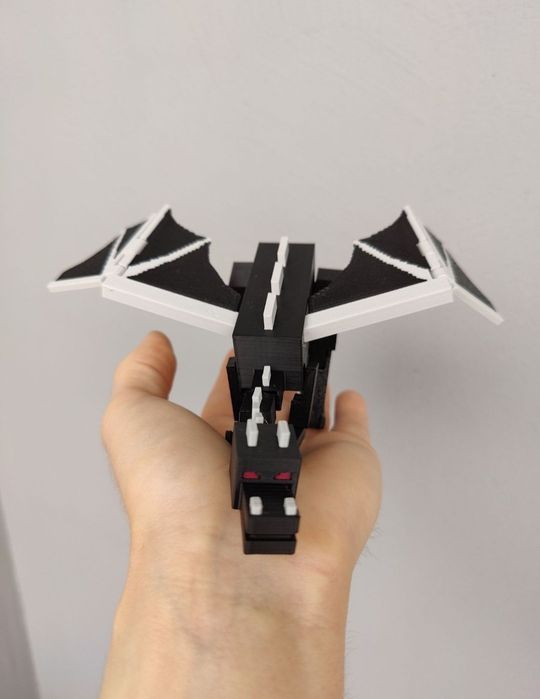 Figurka Ender dragon smok Endu Minecraft flexi