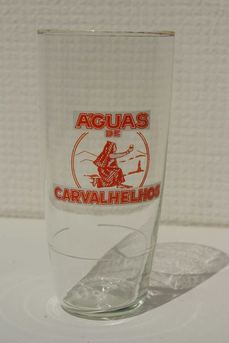 Copo antigo de vidro. Águas de Carvalhelhos